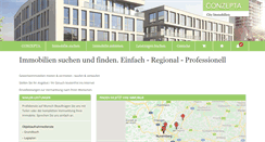 Desktop Screenshot of conzepta-city-immobilien.de
